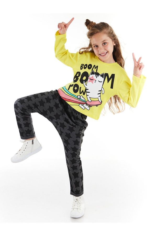 mshb&g mshb&g Boom Boom Cat Girl's T-shirt Trousers Set