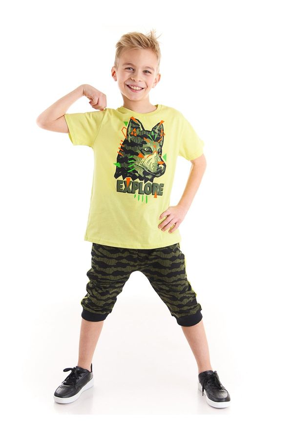 mshb&g mshb&g Explorer Wolf Boy T-shirt Capri Shorts Set