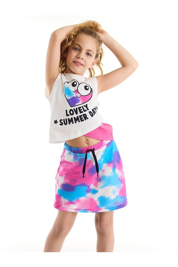 mshb&g mshb&g Heart Batik Girl's T-shirt Batik Skirt Set