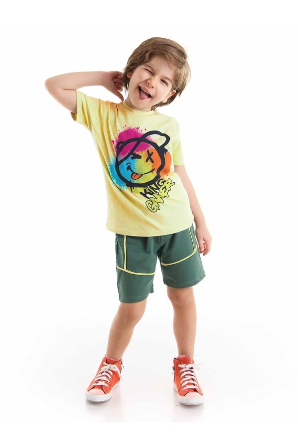 mshb&g mshb&g Let's Smile Boy T-shirt Shorts Set
