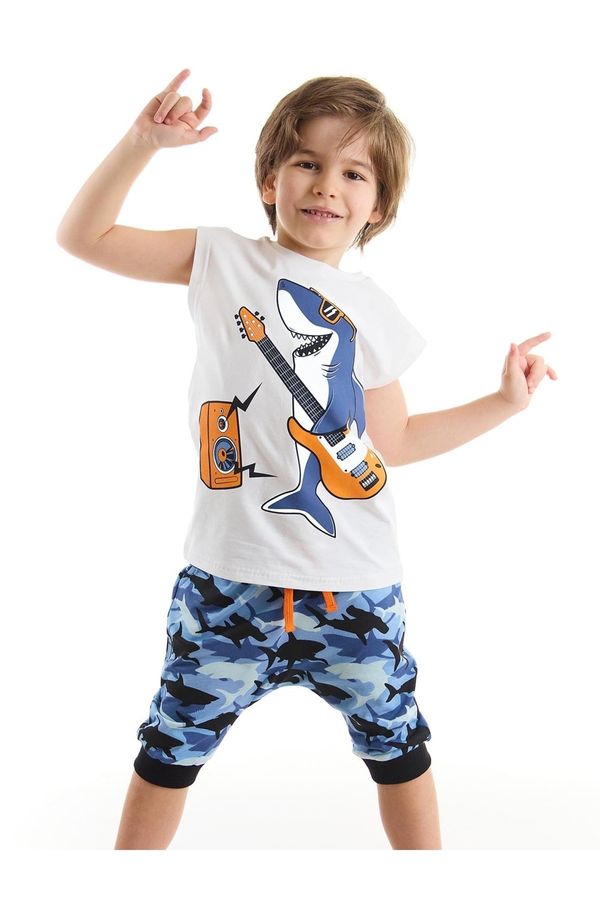 mshb&g mshb&g Shark Boy T-shirt Capri Shorts Set
