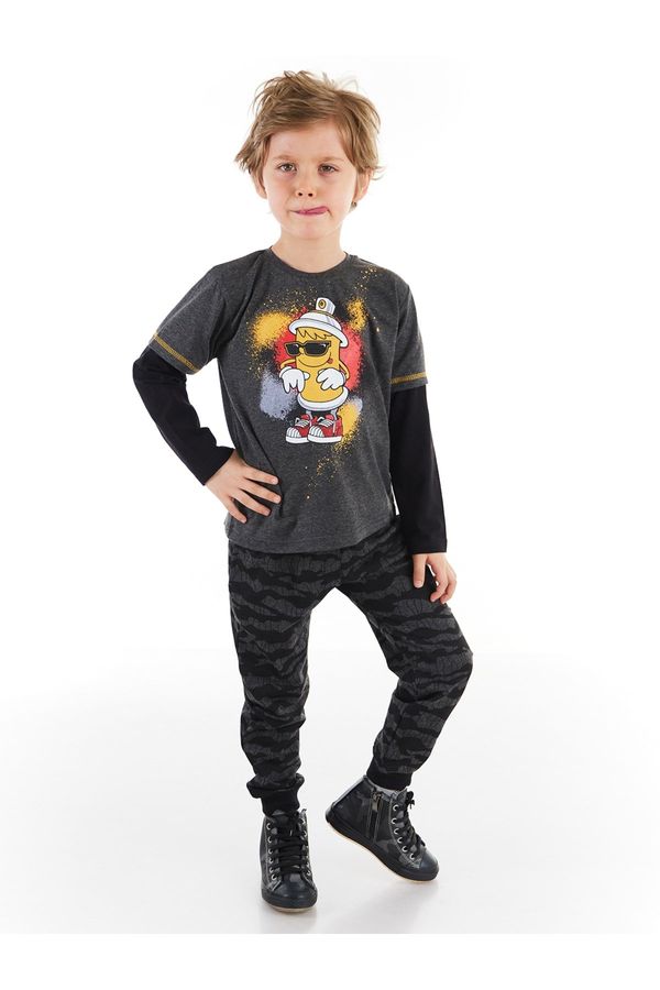 mshb&g mshb&g Spray Camouflage Boy's T-shirt Trousers Set