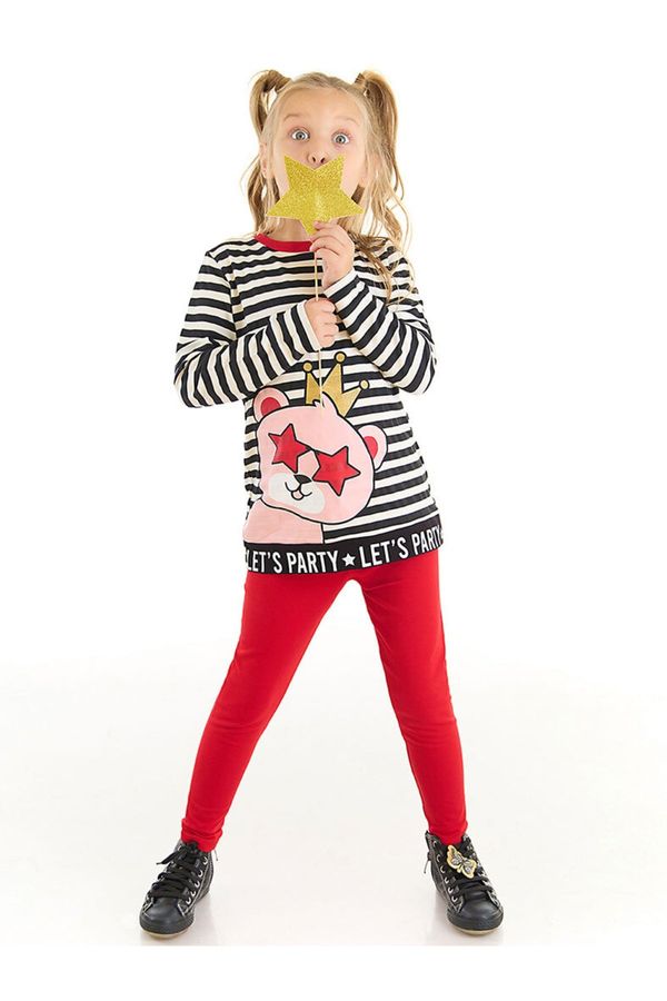 mshb&g mshb&g Star Eyed Teddy Bear Girl Tunic Leggings Suit