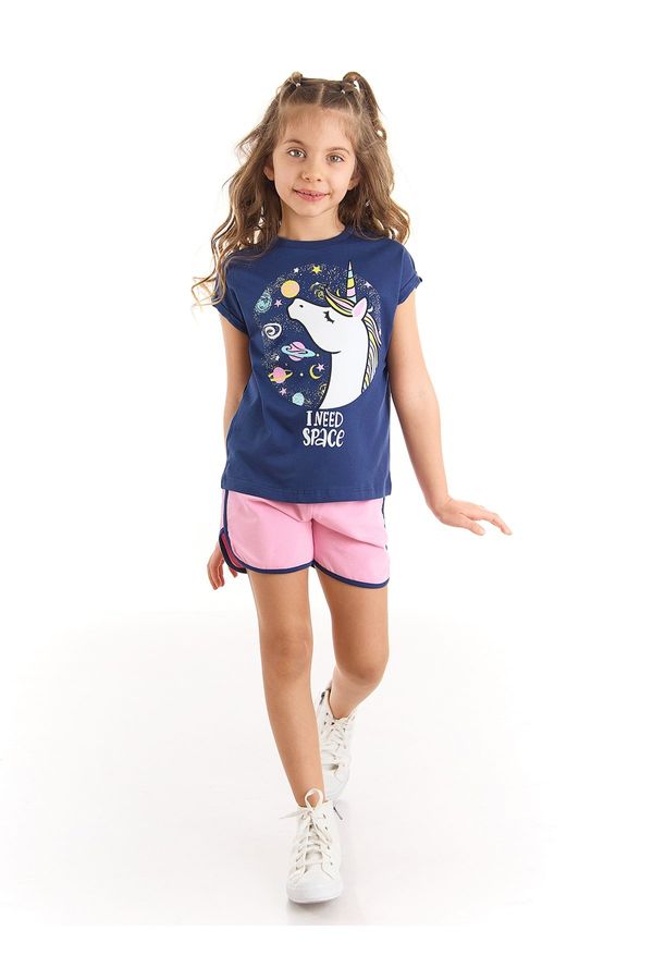 mshb&g mshb&g Unicorn Girl in Space T-shirt Shorts Set