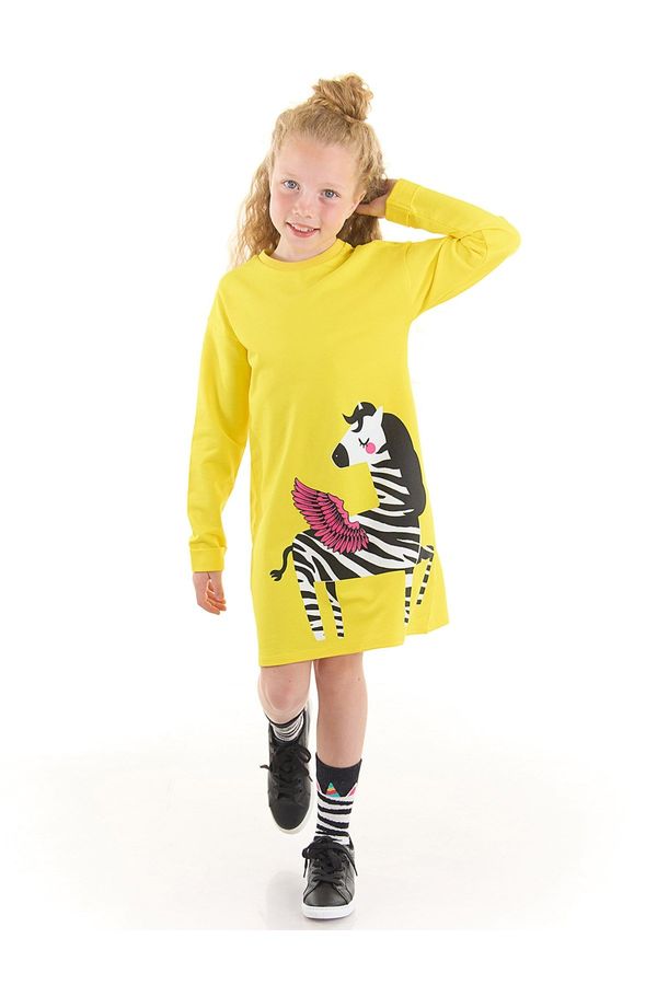 mshb&g mshb&g Winged Zebra Girl Yellow Dress