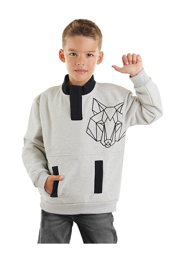 mshb&g mshb&g Wolf Boy Gray Sweatshirt
