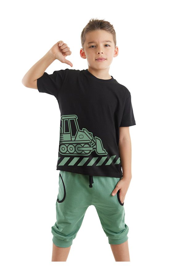 Mushi Mushi Dozer On The Road Boy T-shirt Capri Shorts Set