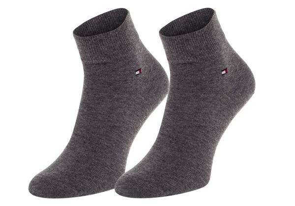 Tommy Hilfiger Muška čarape Tommy Hilfiger Tommy_Hilfiger_Socks_342025001758_2Pack_Grey