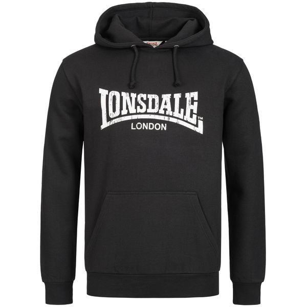 Lonsdale Muška dukserica Lonsdale 113863-Black/White