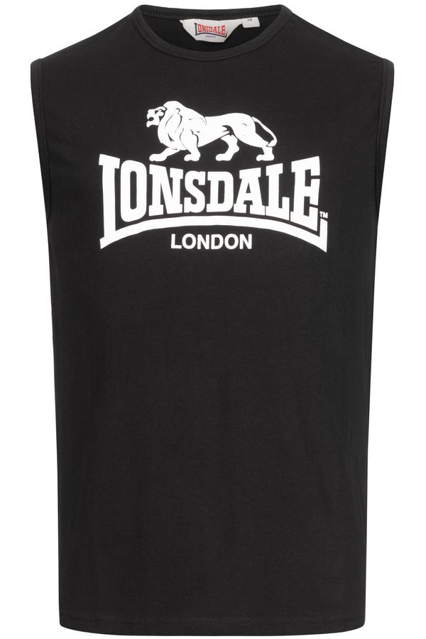 Lonsdale Muška majica bez rukava Lonsdale 117332-Black/White