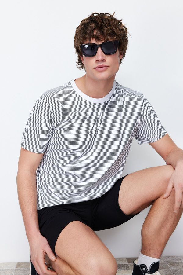 Trendyol Muška majica na pruge Trendyol Striped