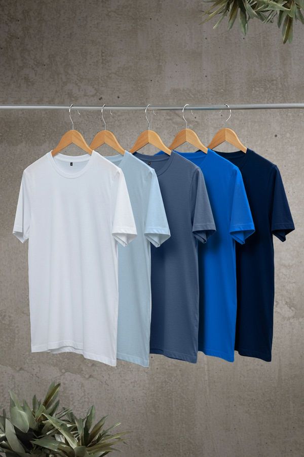 Trendyol Muška majica Trendyol Multi-Coloured 5P