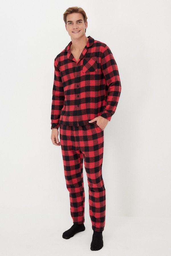 Trendyol Muška pidžama Trendyol Checkered