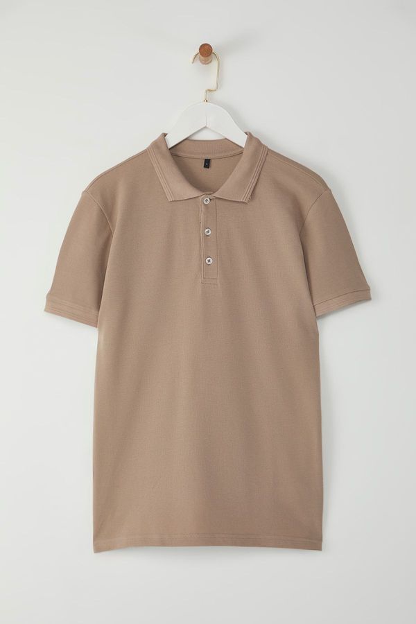 Trendyol Muška polo majica Frogies Jacquard