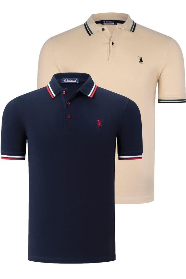 dewberry Muška polo majica set dewberry