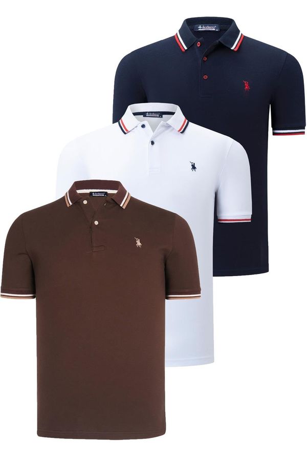 dewberry Muška polo majica set dewberry