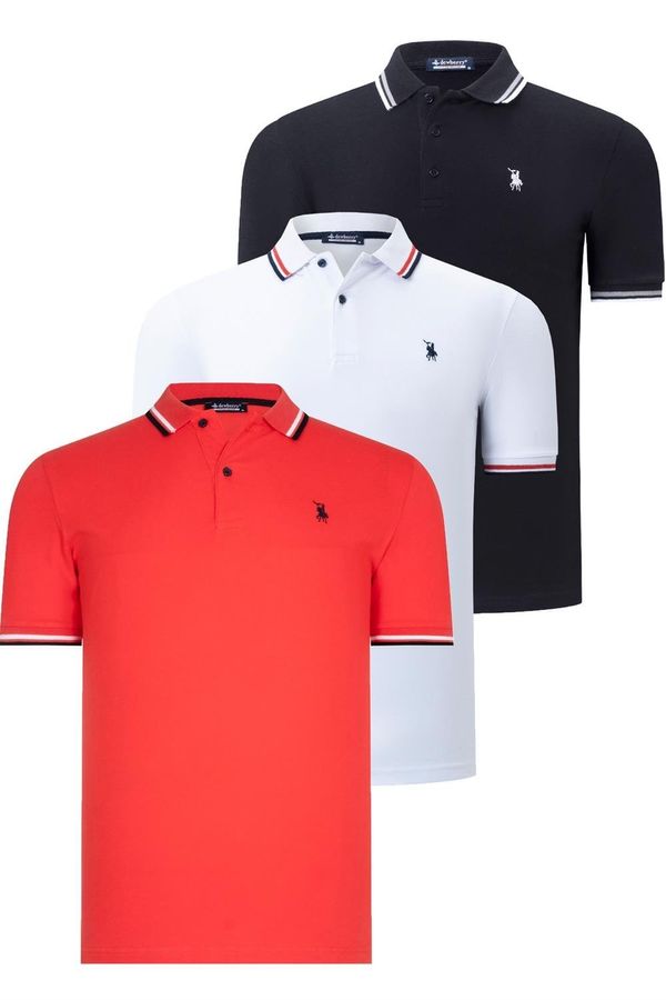 dewberry Muška polo majica set dewberry