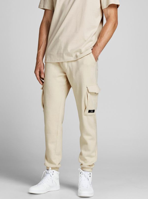 Jack & Jones Muška trenirka donji dio Jack & Jones Beige