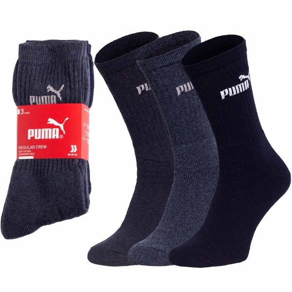 Puma Muške čarape Puma Puma_3Pack_Socks_883296_04_Navy_Blue