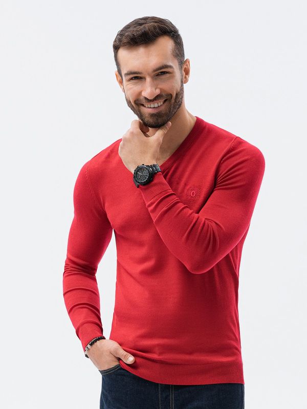 Ombre Muški džemper Ombre V-Neck