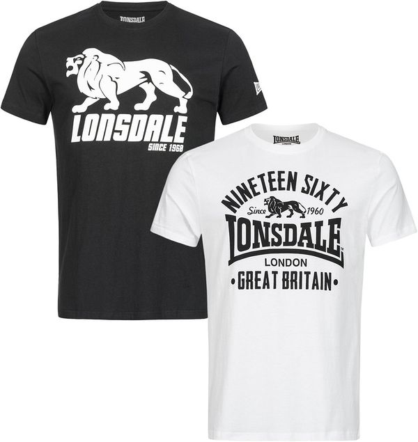 Lonsdale Muški set Lonsdale 114063-White/Black