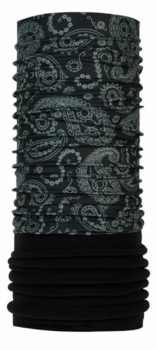 PAC Nákrčník PAC RECYCLED FLEECE Paisley Black