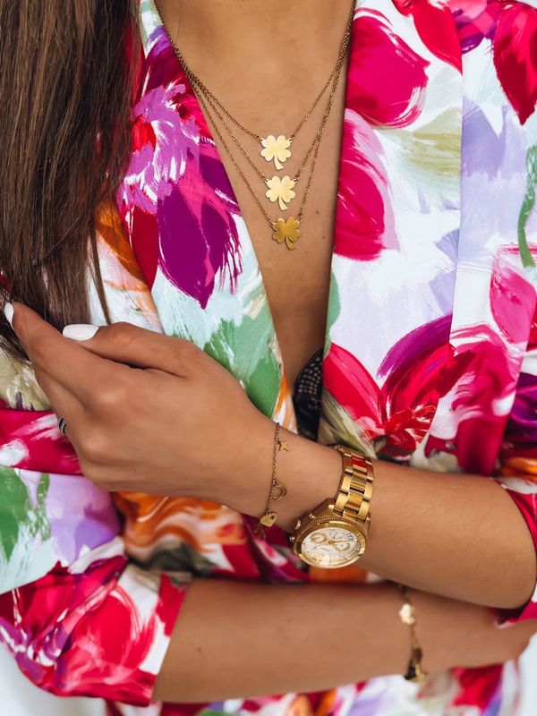 DStreet Naszyjnik CLOVER złoty Dstreet