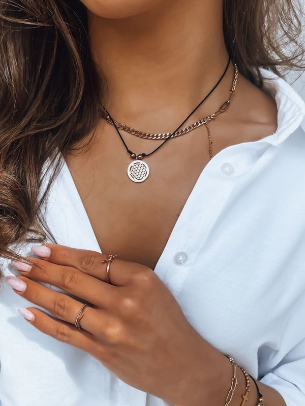 DStreet Naszyjnik JIMBIRIN czarny Dstreet