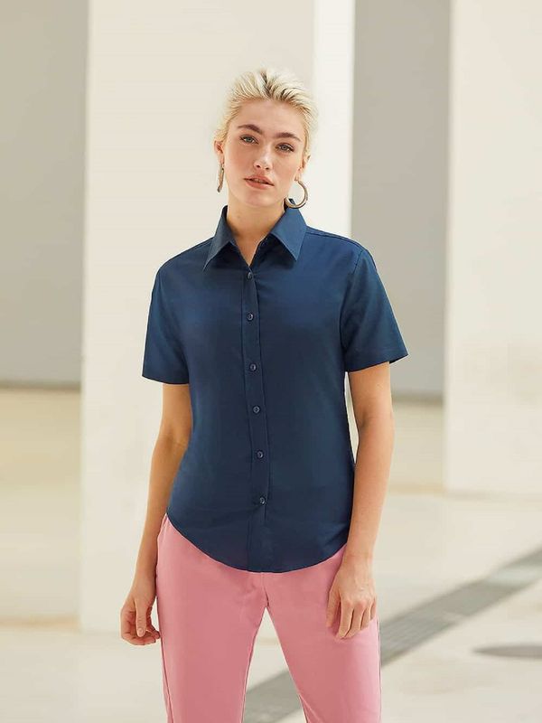 Fruit of the Loom Navy blue classic shirt Oxford Fruit Of The Loom