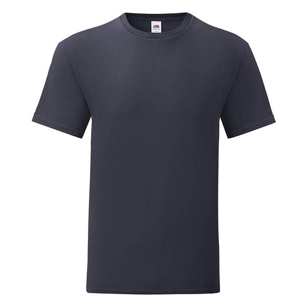 Fruit of the Loom Navy blue Iconic combed cotton t-shirt Fruit of the Loom