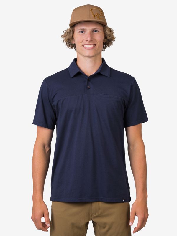 HANNAH Navy blue men's polo shirt Hannah Kajan