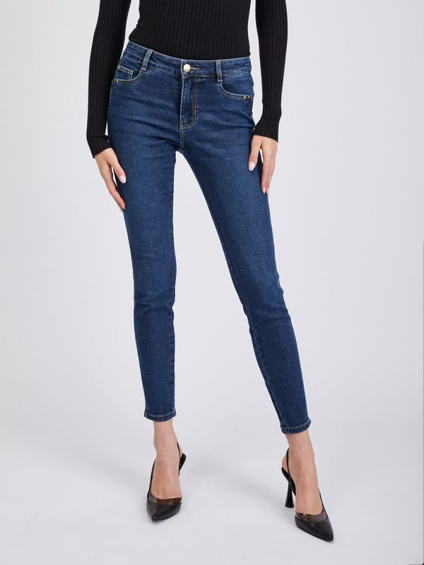 Orsay Navy blue women's skinny fit jeans ORSAY