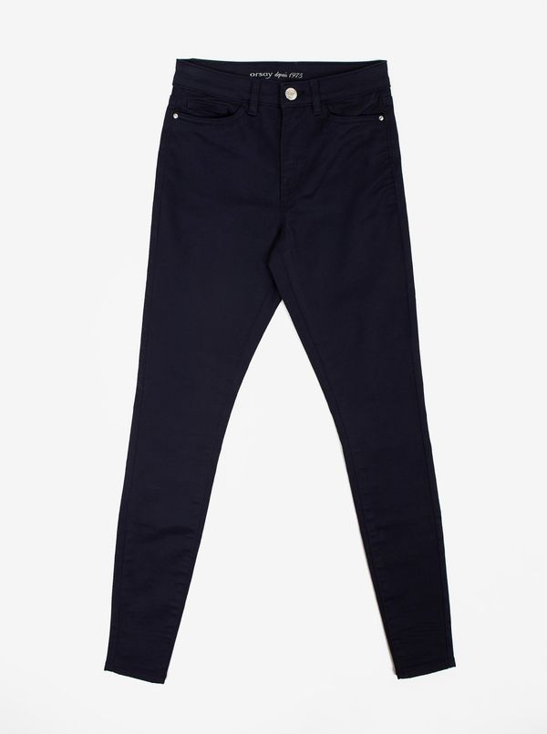 Orsay Navy blue women's skinny fit pants ORSAY