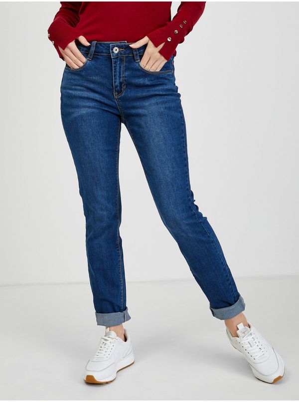 Orsay Navy blue women's slim fit jeans ORSAY