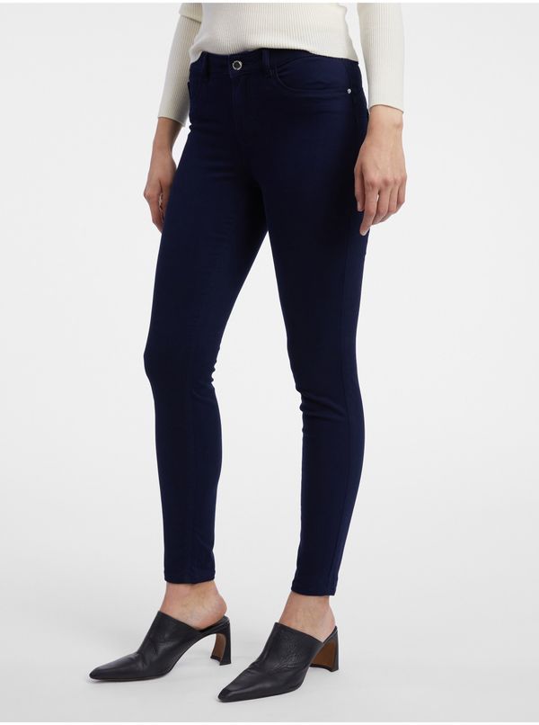 Orsay Navy blue women's trousers ORSAY