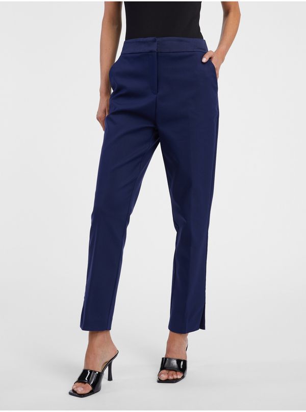 Orsay Navy blue women's trousers ORSAY