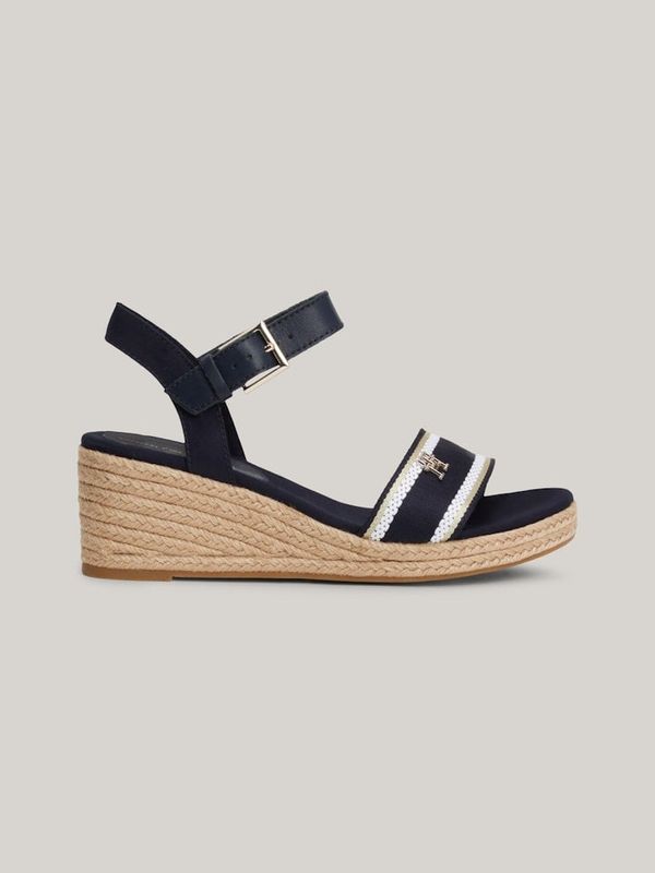 Tommy Hilfiger Navy blue women's wedge sandals by Tommy Hilfiger