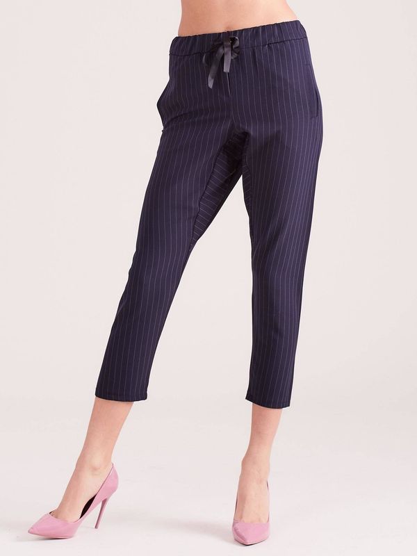 Yups Navy pants 7/8 with white pinstripes Yups