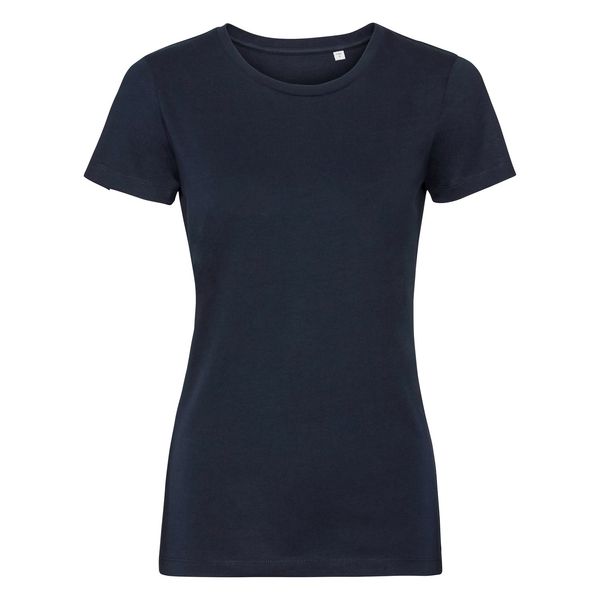 RUSSELL Navy Women's T-shirt Pure Organic Russell