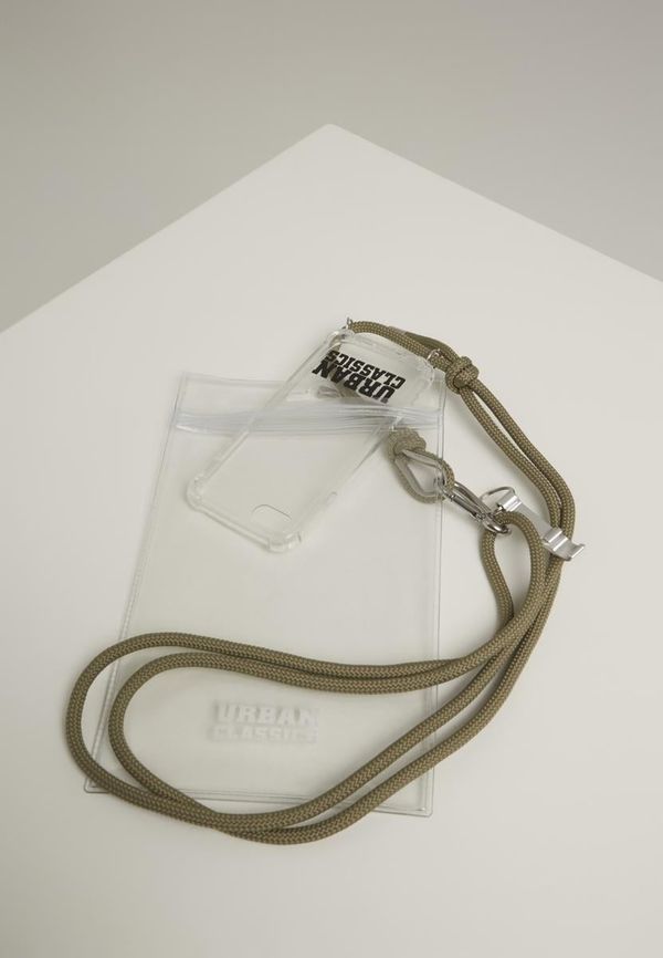 Urban Classics Accessoires Necklace for Phone Accessories I Phone 8 Transparent/Olive