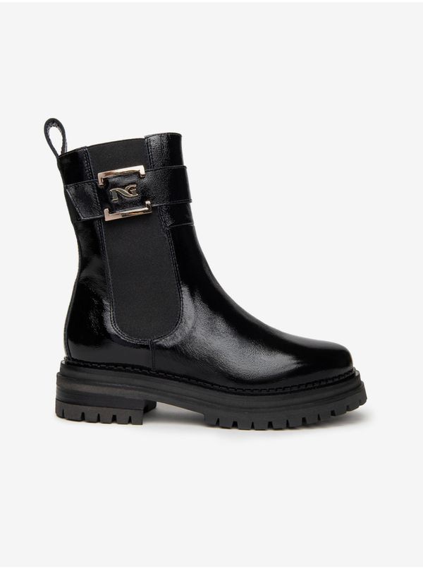 NeroGiardini NeroGiardini Black Leather Chelsea Shoes Nero Giardini - Women
