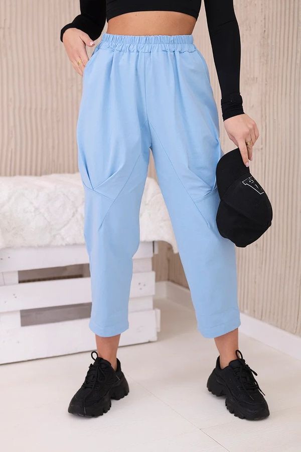 Kesi New blue punto trousers with pockets