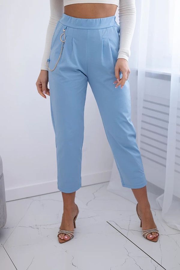 Kesi New punto trousers with blue chain
