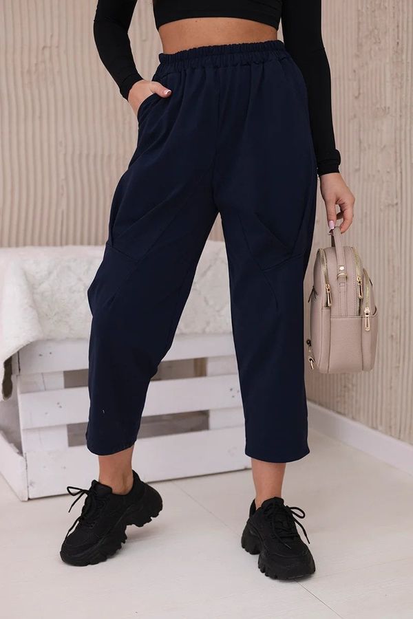 Kesi New Punto Trousers with Pockets Navy Blue