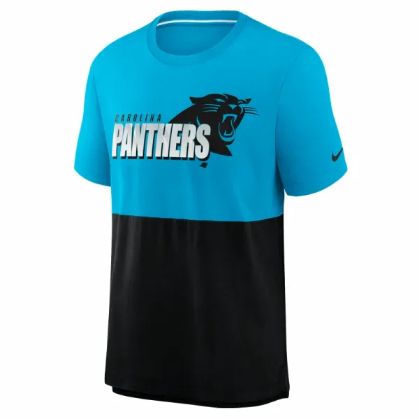 Nike Nike Colorblock NFL Carolina Panthers, L Men's T-Shirt