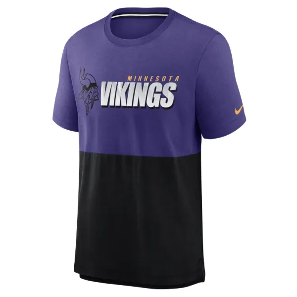 Nike Nike Colorblock NFL Minnesota Vikings Men's XXL T-Shirt
