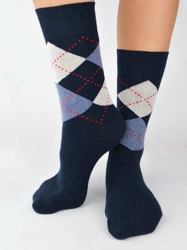 NOVITI NOVITI Man's Socks SB101-M-04 Navy Blue