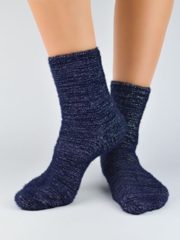 NOVITI NOVITI Woman's Socks SB037-W-01 Navy Blue