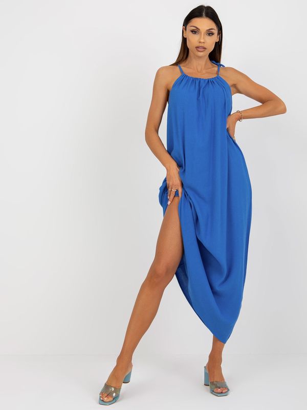 Fashionhunters OCH BELLA blue summer dress