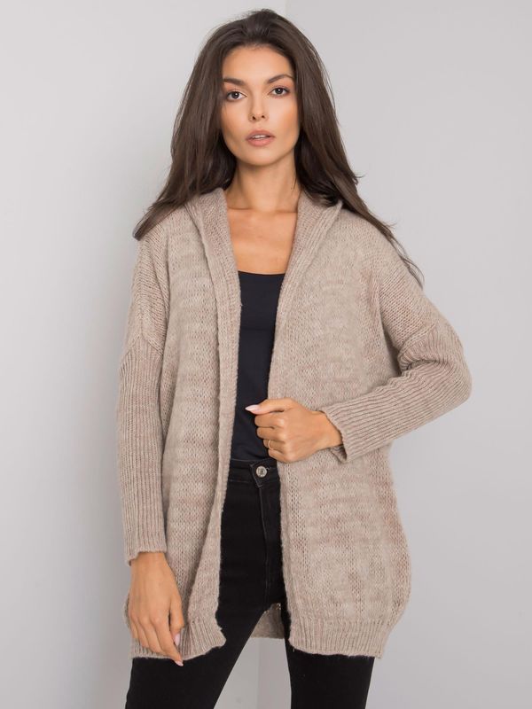 Fashionhunters OCH BELLA Ladies sweater beige color